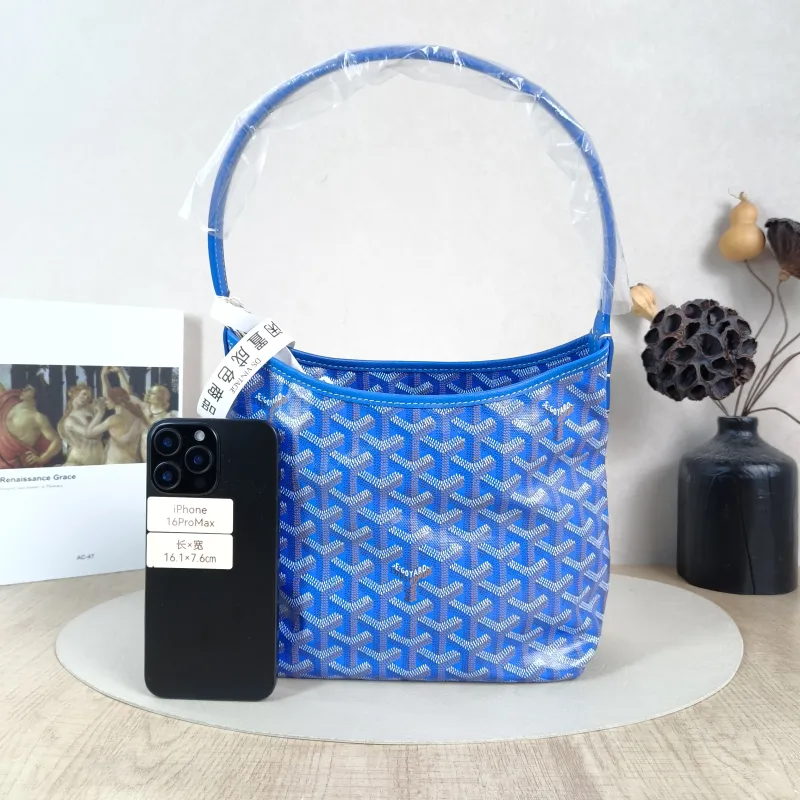 GOYARD Shoulder Bag Boheme HoboBlue PV Cmini29 × 11 × 18.5 cm — cover view 4 of 6