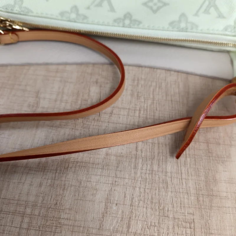 Louis Vuitton Shoulder Bag Pochette Accessoires Green PVC Large23.5 × 4 × 13.5 cm — detail view 2 of 12