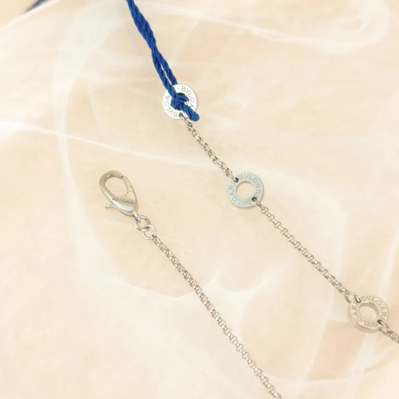 Bvlgari Necklace B.zero1 Silver 18KW hite Gold Diamond One Size 39-44cm — cover view 6 of 8