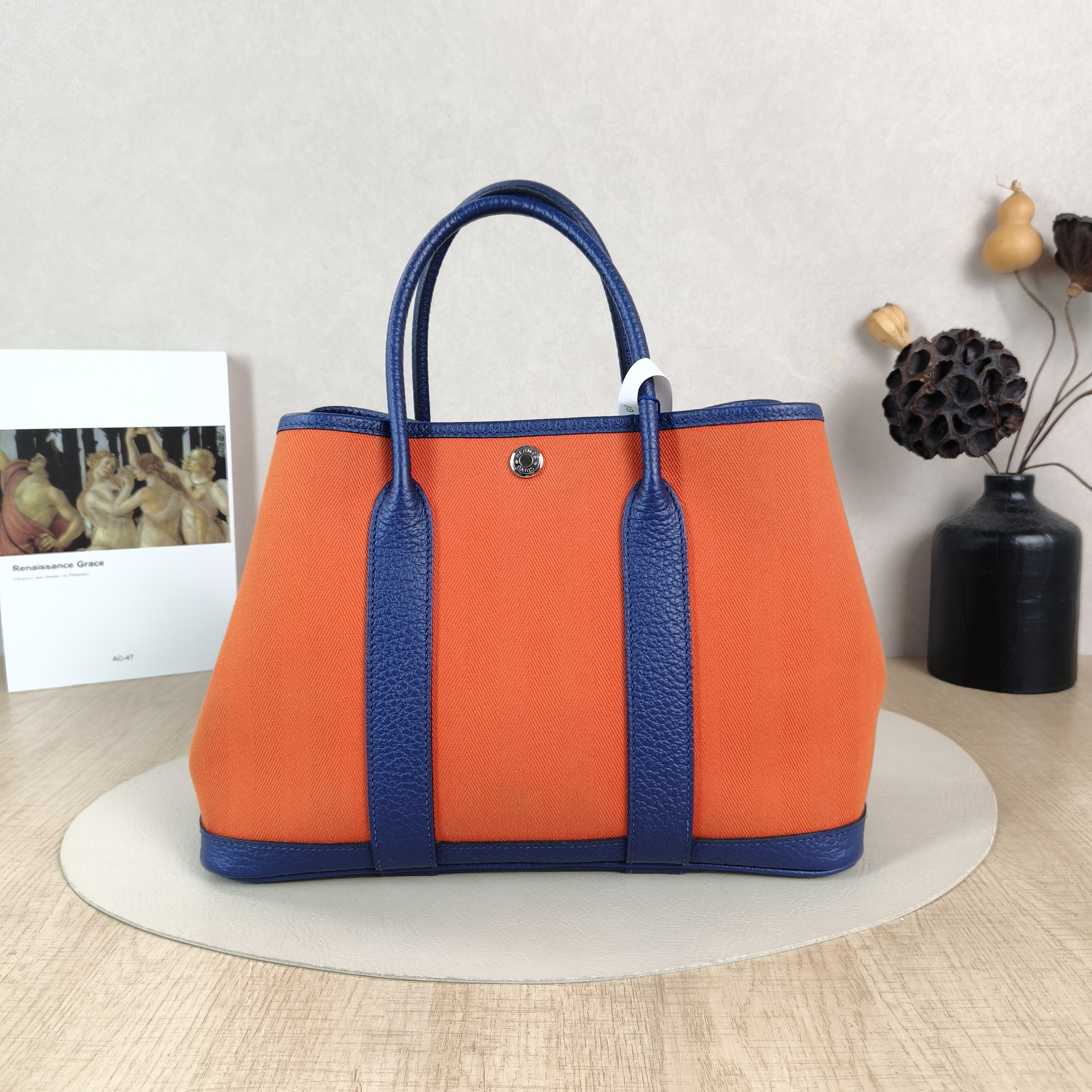 Hermès Top Handle Bag Garden Party 30 30Colorblock Canvas Medium30 × 13 × 21 cm — cover view 3 of 5