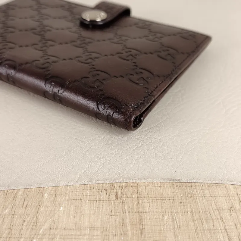 GUCCI Wallet Wallet Brown Calfskin One Size11 × 1.5 × 15.5 cm — detail view 4 of 7