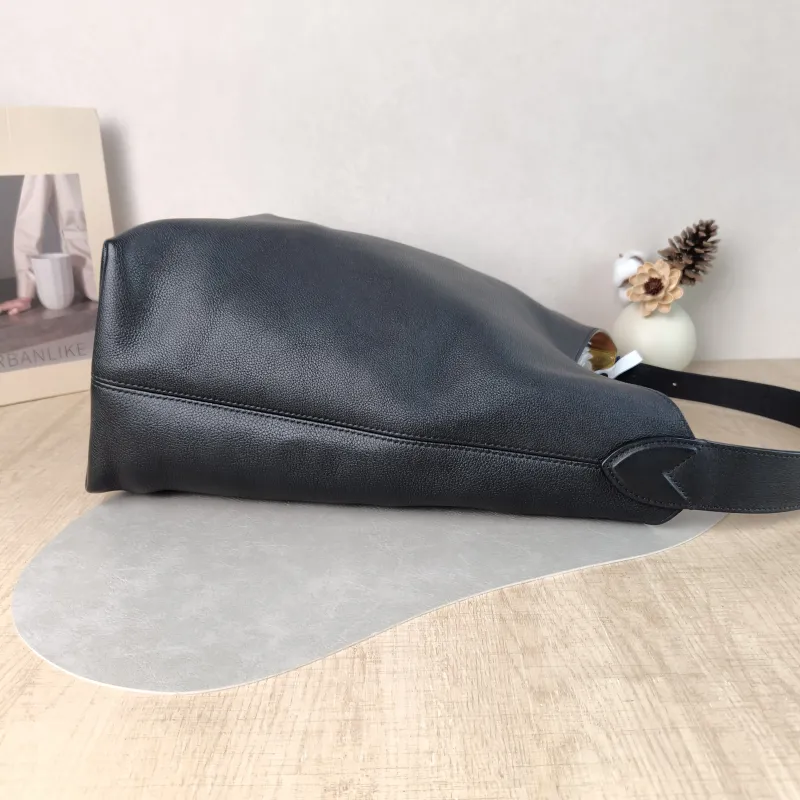 Louis Vuitton Shoulder Bag Low Key Hobo Shoulder Bag Black Calfskin Medium 31 × 18 × 35 cm — detail view 6 of 11