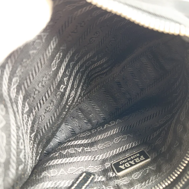 PRADA Shoulder Bag Black Nylon One Size 24 × 3.5 × 13 cm — detail view 6 of 12