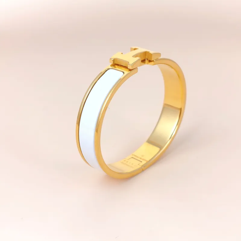 Hermès Bangle Clic HB angle White One Size 15.9cm — cover view 7 of 9