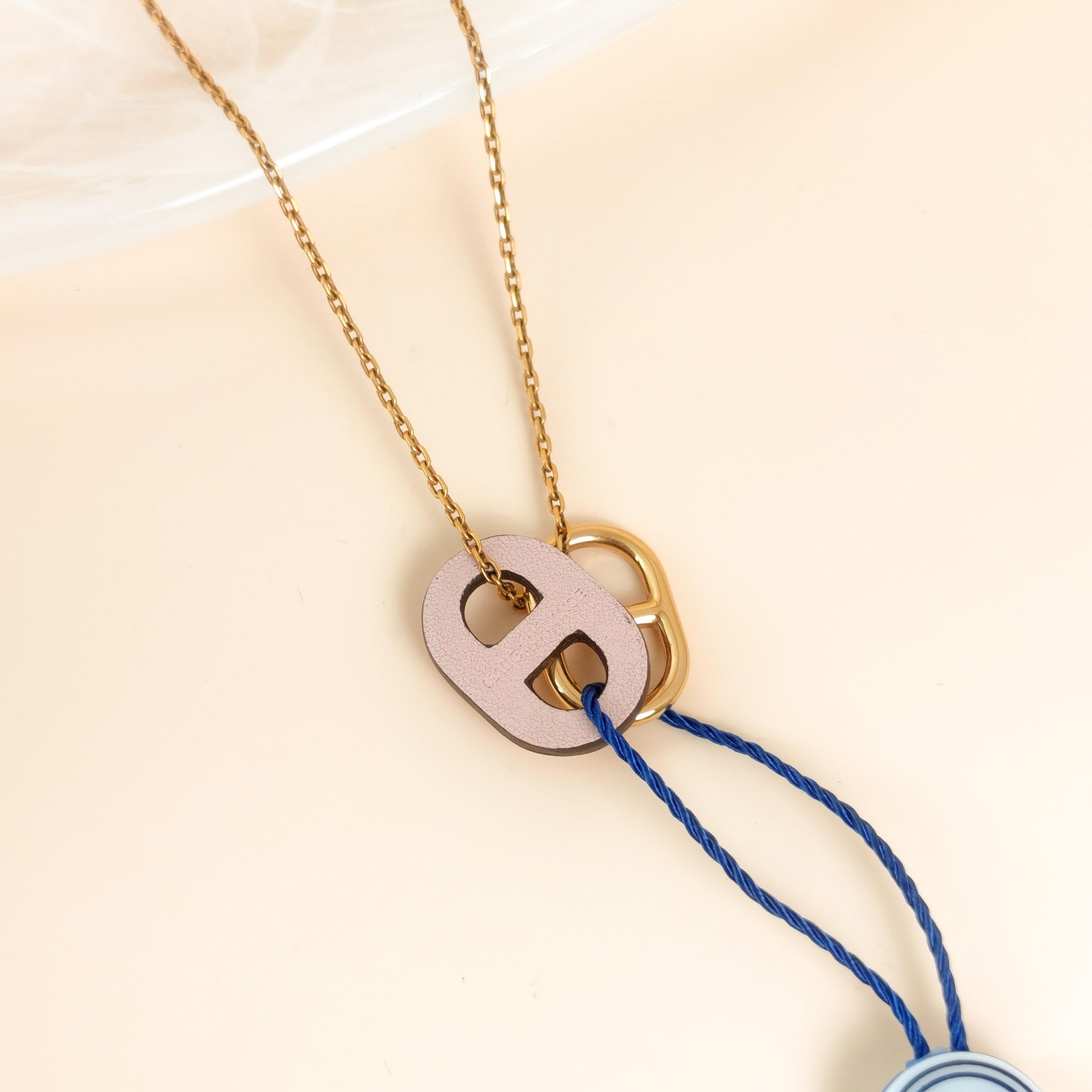 Hermès Necklace Mini Maillon Collection Necklace Gold Small36cm — cover view 2 of 7