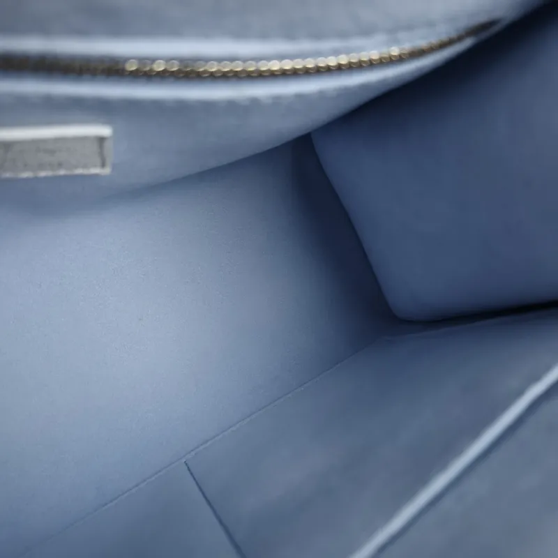 Louis Vuitton Shoulder Bag Onthego White · Blue Monogram Empreinte Embossed Calfskin Small 25 × 11.5 × 19 cm — detail view 6 of 11