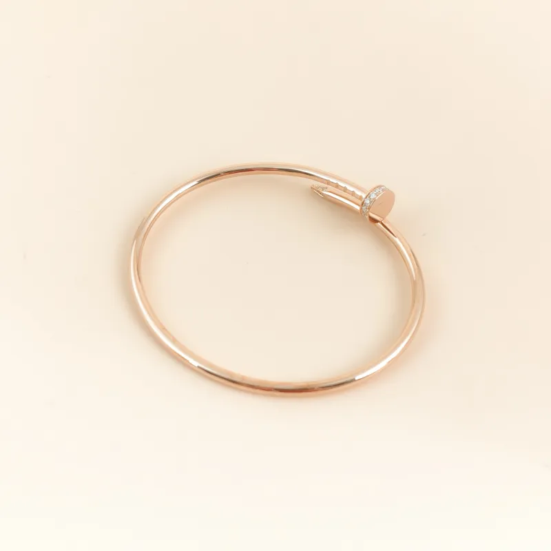 CARTIER Bangle Juste un Clou Bangle Rose Gold Diamond18KR ose Gold Small Edition 16 — cover view 6 of 7