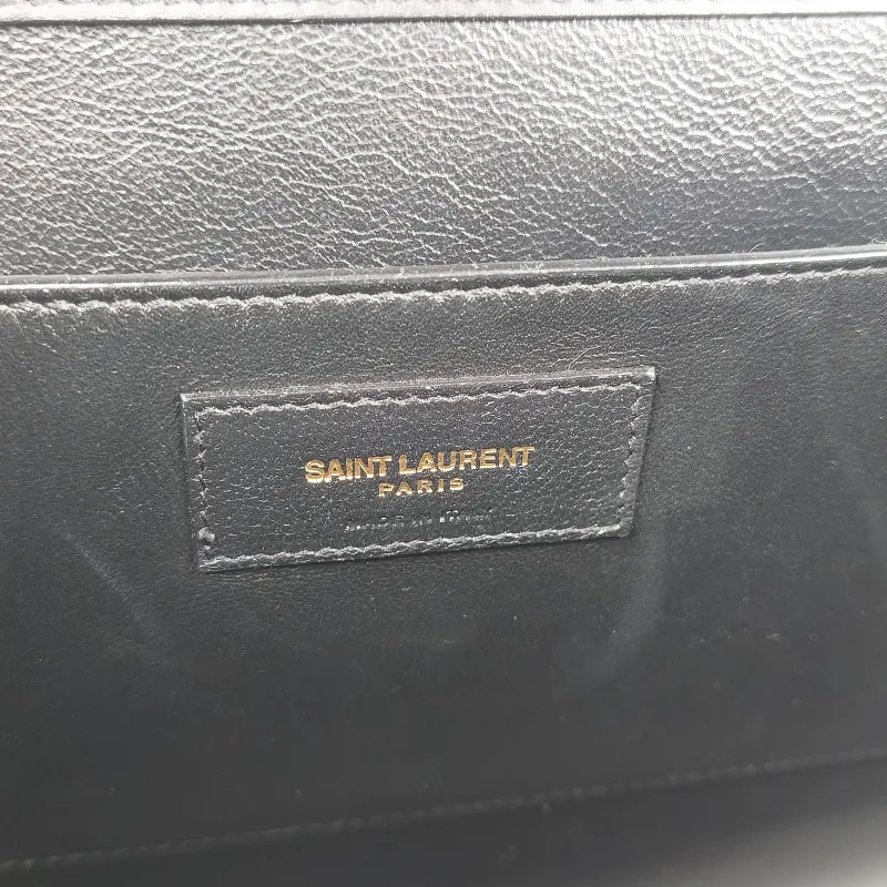 SAINT LAURENT Shoulder Bag MANHATTAN Black Calfskin Medium29 × 20 × 7 cm,5 — detail view 6 of 11