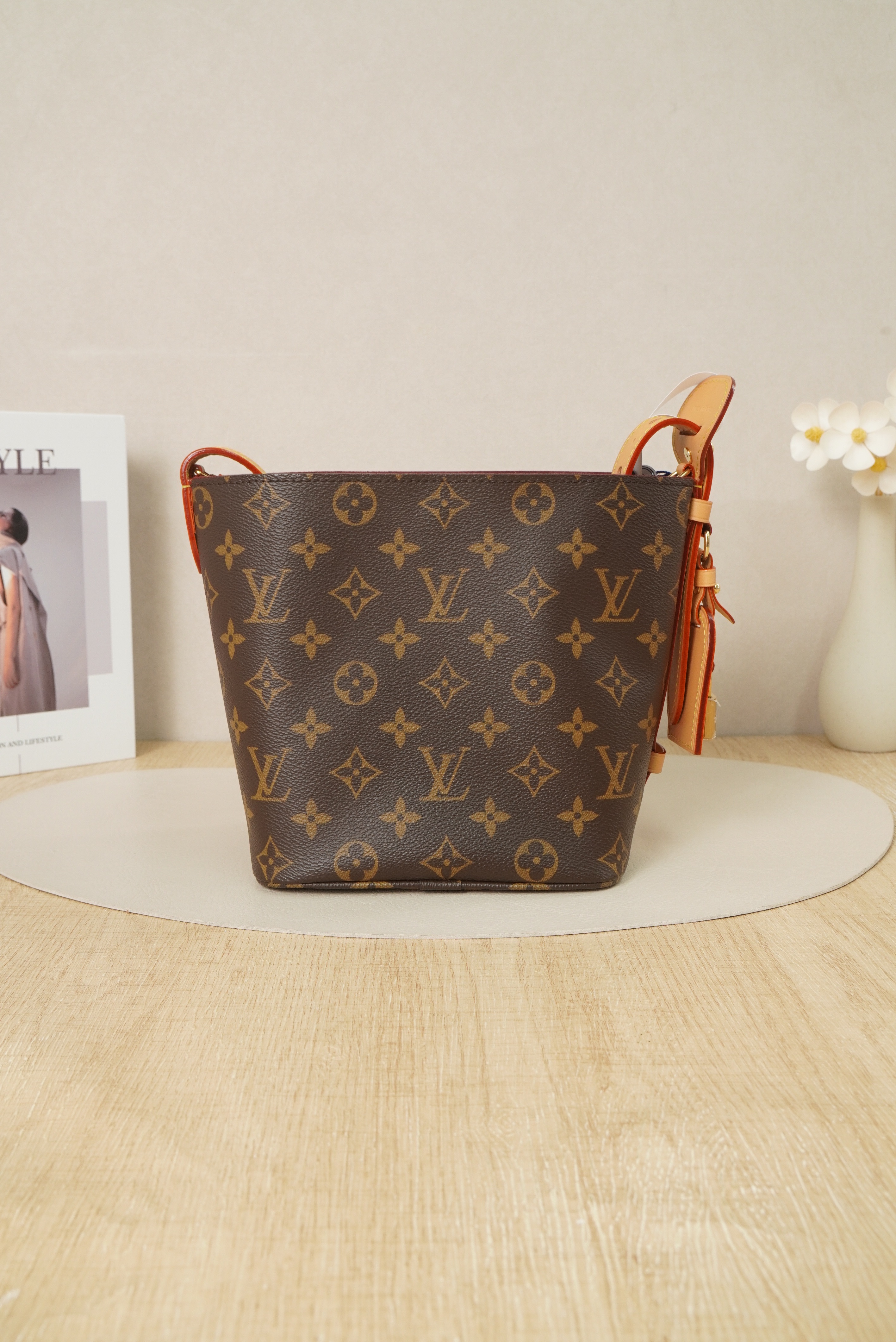 Louis Vuitton Top Handle Bag Monogram PVC 18 × 12 × 16 cm