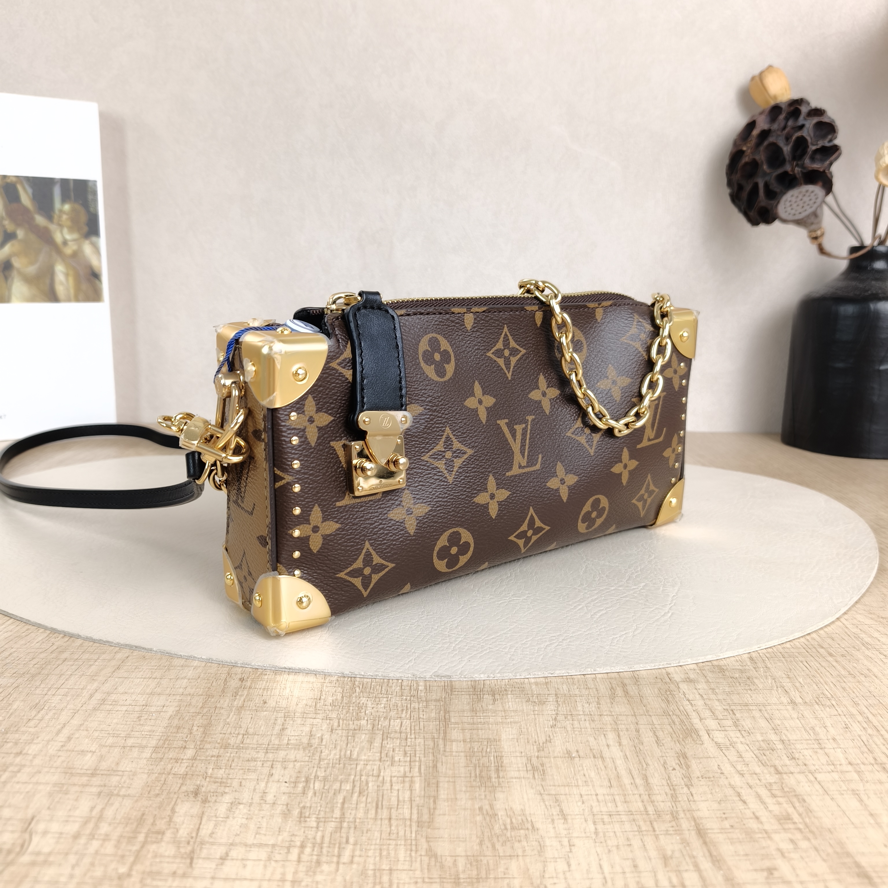 Louis Vuitton Crossbody Bag Slim Trunk Box Monogram PVC Medium23 × 4 × 12 cm — cover view 4 of 5