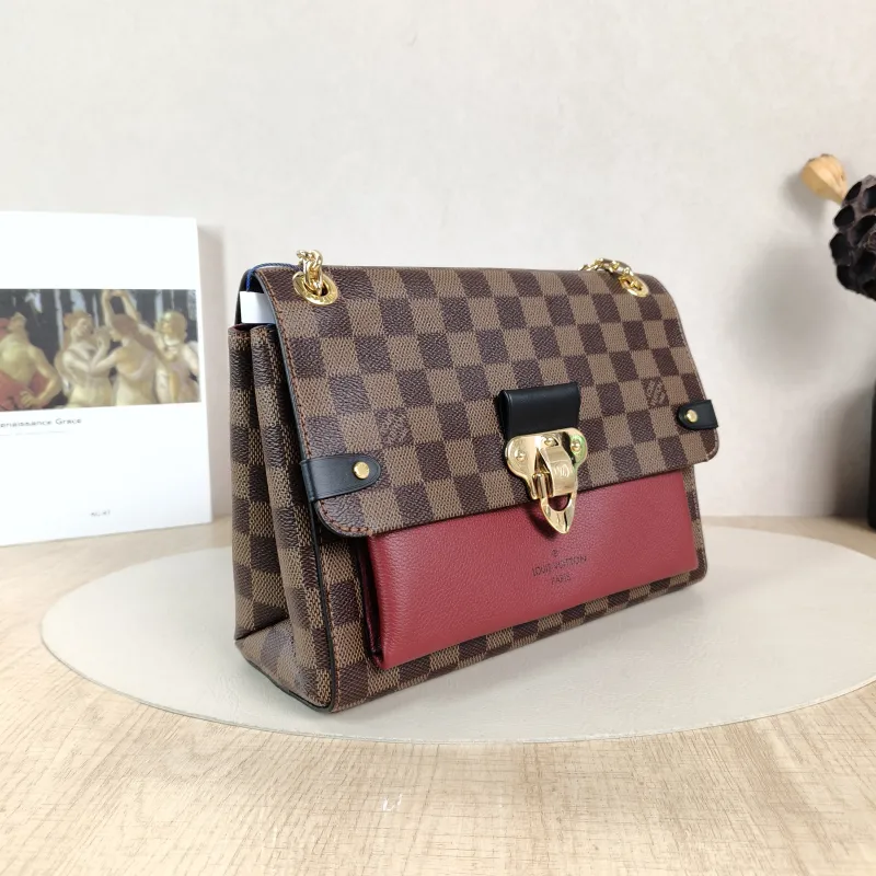 Louis Vuitton Shoulder Bag VAVIN Red · PVC Small25 × 9.5 × 17 cm — cover view 3 of 6