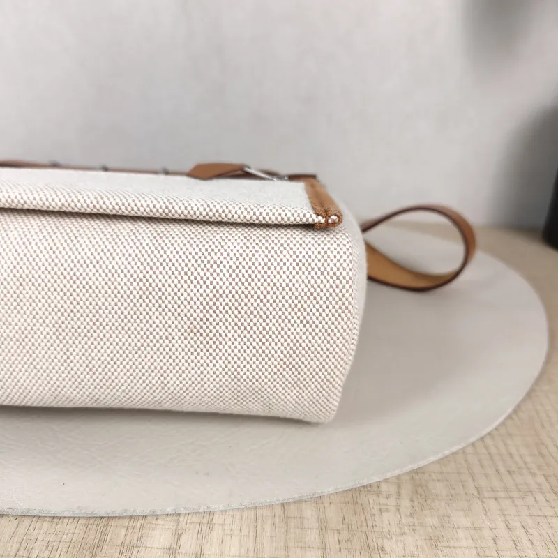 Hermès Shoulder Bag Herbag Zip 20 Berliner Canvas Canvas Mini 20 × 7 × 17 cm G — detail view 13 of 13