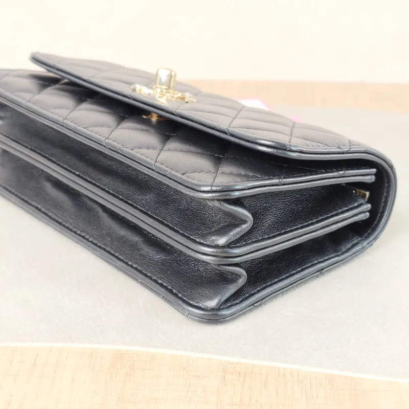 Chanel Crossbody Bag woc Black Lambskin One Size 19 × 6.5 × 10.5 cm — detail view 5 of 10