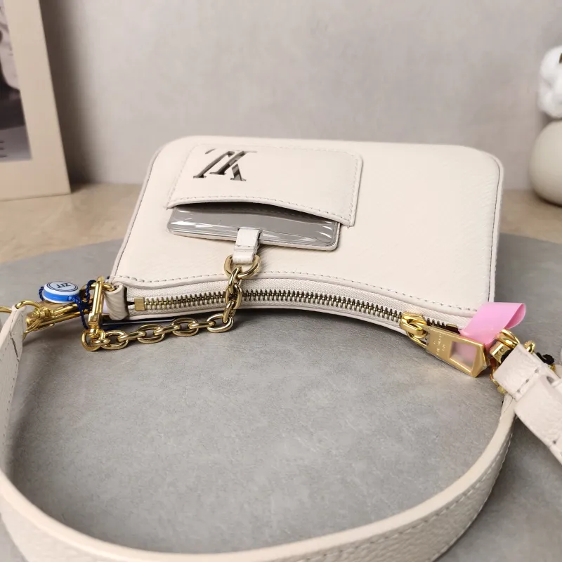 Louis Vuitton Shoulder Bag MARELLINI White Epi Embossed Calfskin Mini 19 × 6.5 × 13.5 cm — detail view 11 of 13