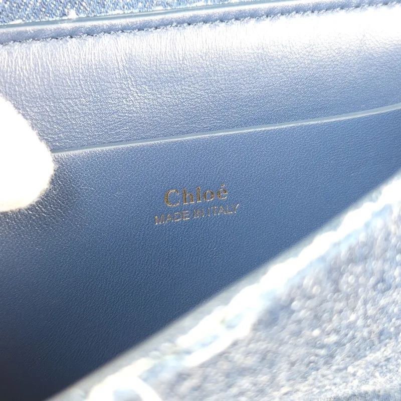Chloé Shoulder Bag Shoulder Bag Blue One Size 18 × 6 × 13 cm — detail view 9 of 11