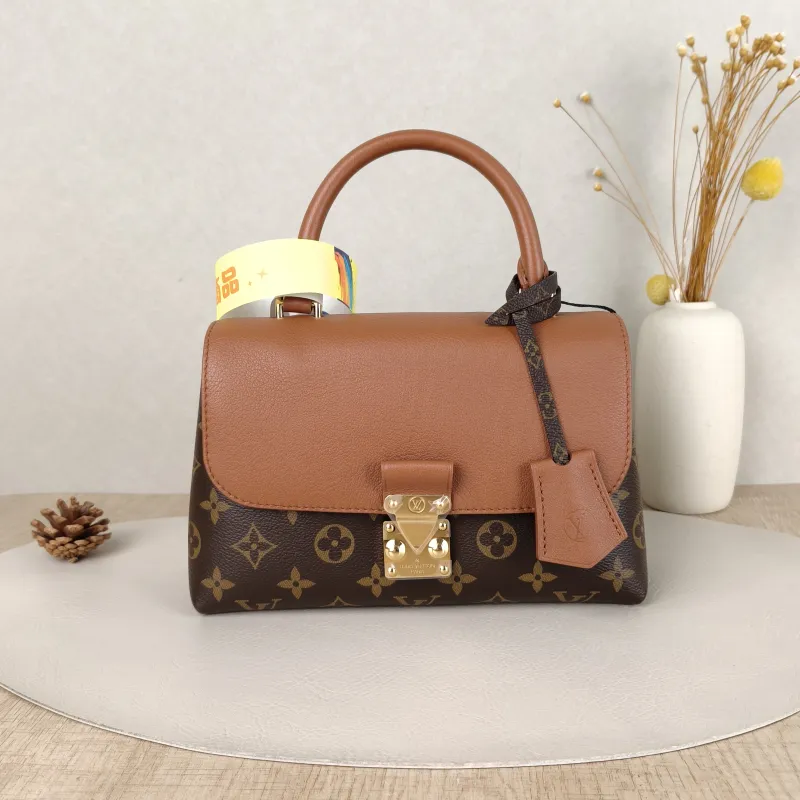 Louis Vuitton Crossbody Bag MADELEINE PVC · Calfskin BB24.5 × 8 × 16 cm