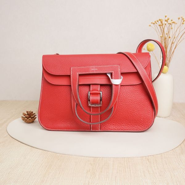 Hermès Shoulder Bag Halzan 31Q5 Togo Calfskin31 × 9 × 28.5 cm