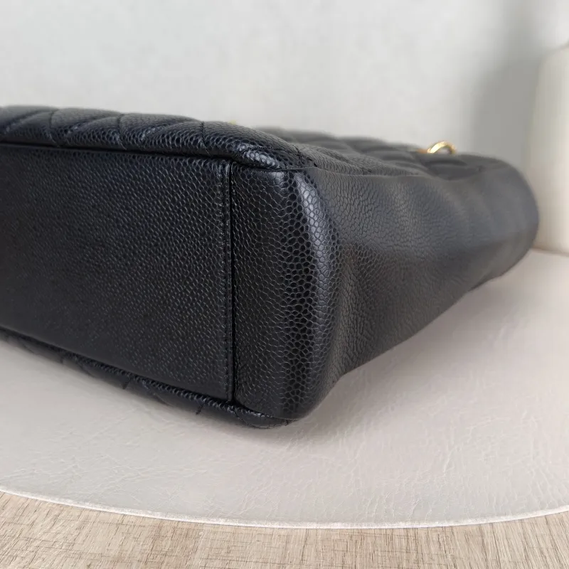 Chanel Shoulder Bag Petite Shopping Tote PST Shopping Tote Black Grained Calfskin Small 24 × 9 × 25 cm 14 — detail view 8 of 12