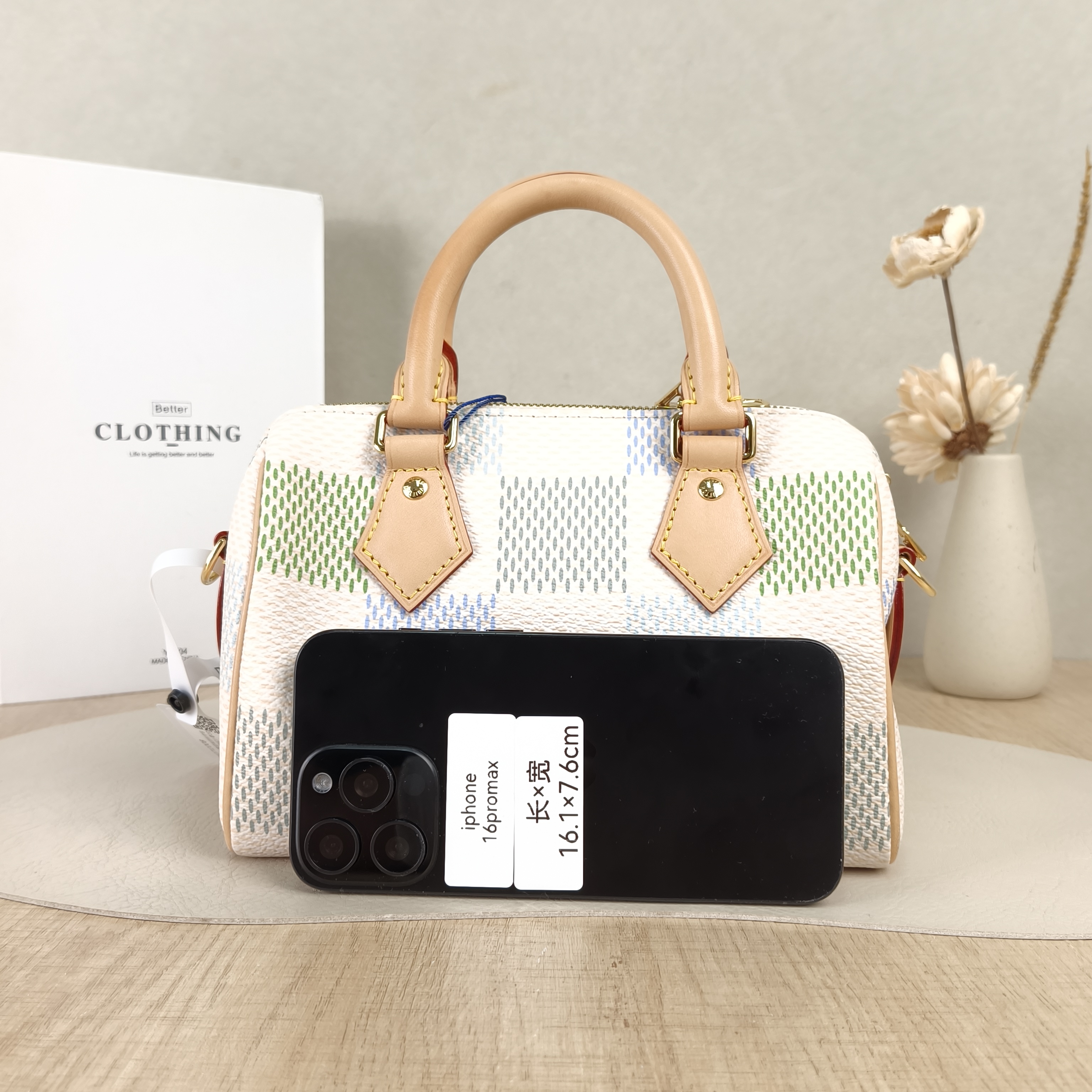 Louis Vuitton Crossbody Bag Speedy20 PVC Small20.5 × 12 × 13.5 cm — cover view 5 of 5