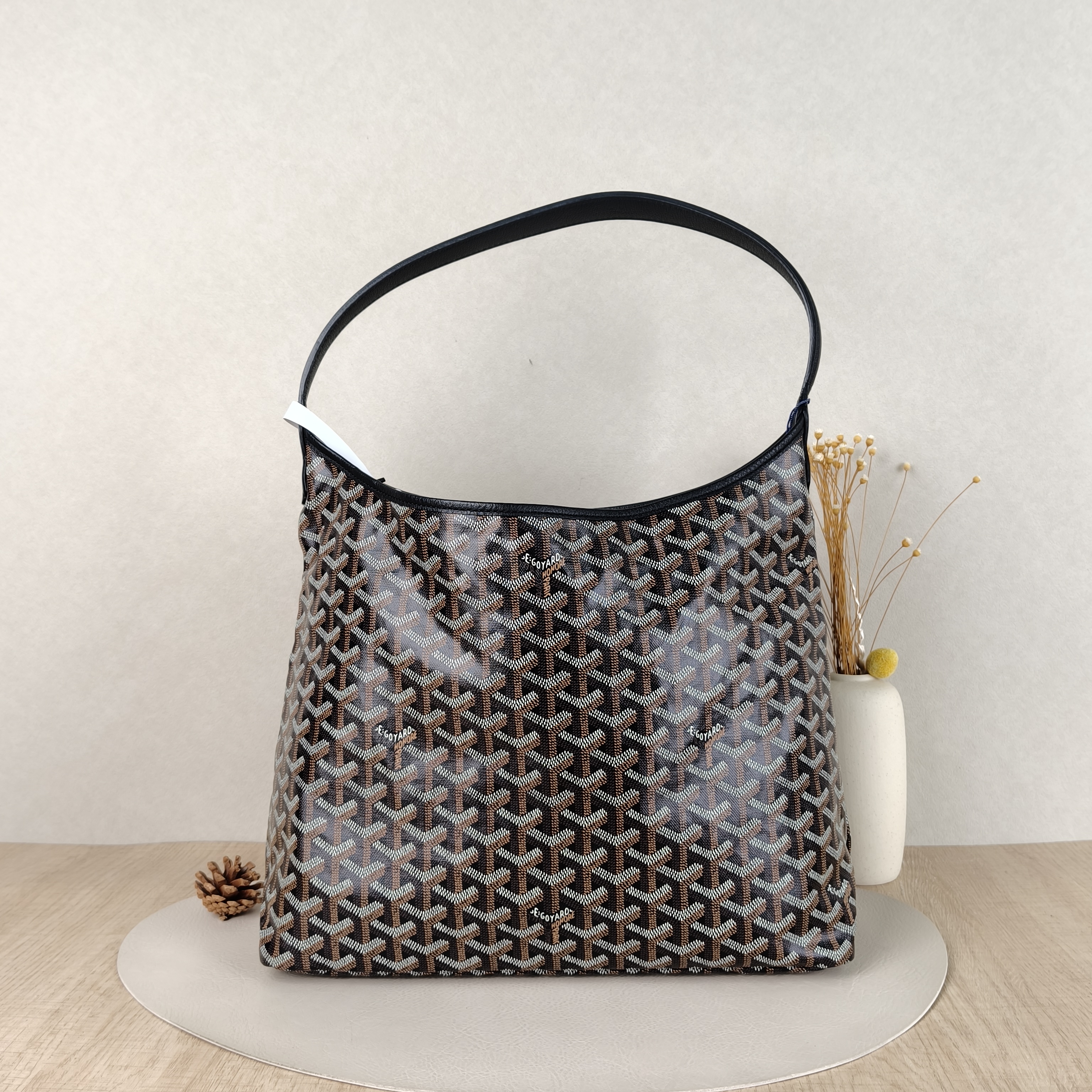 GOYARD Shoulder Bag Boheme HoboBlack ine Canvas Small34 × 14 × 27 cm — cover view 3 of 5