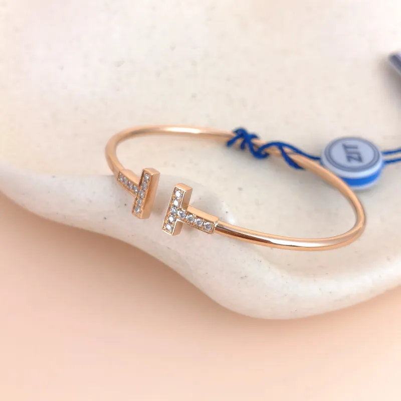 Tiffany&Co. Bangle TC ollection T 18KR ose Gold Diamond One Size 16.5cm — cover view 5 of 5