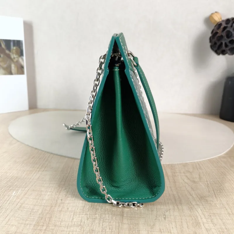 GOYARD Shoulder Bag Rouette Shoulder Bag Green ine Canvas Small 25.5 × 9 × 18 cm — detail view 4 of 10