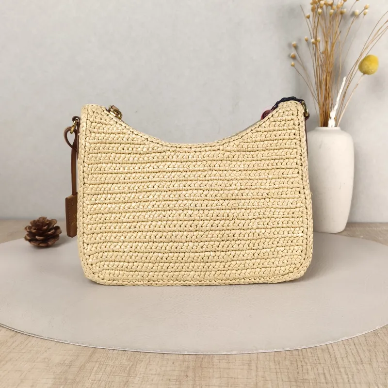 PRADA Crossbody Bag Re-Edition 2005 Hobo Woven Mini 22 × 6 × 18 cm — cover view 5 of 5