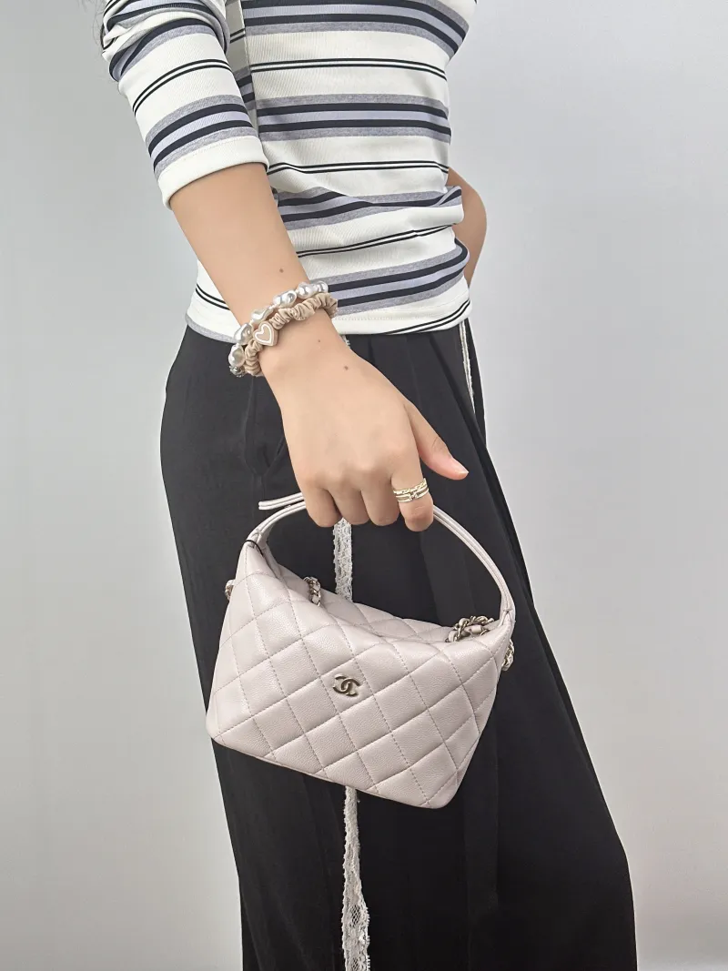 Chanel Crossbody Bag Crossbody Bag Grained Calfskin One Size16 × 6 × 13 cm — on-model view 2 of 2