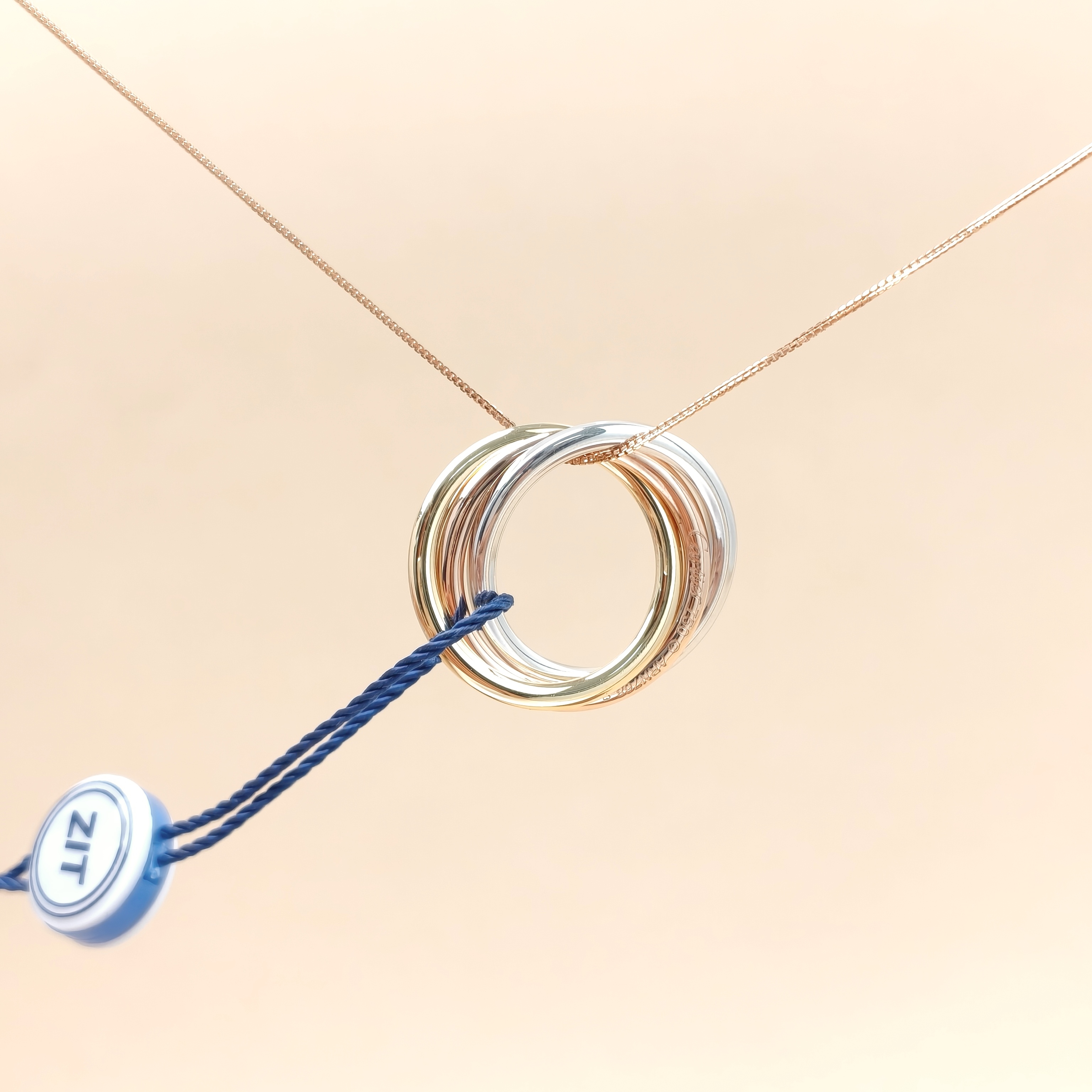 CARTIER Necklace Trinity White Gold Yellow Gold Rose Gold18KW hite Gold Yellow Gold Rose Gold One Size — cover view 2 of 9