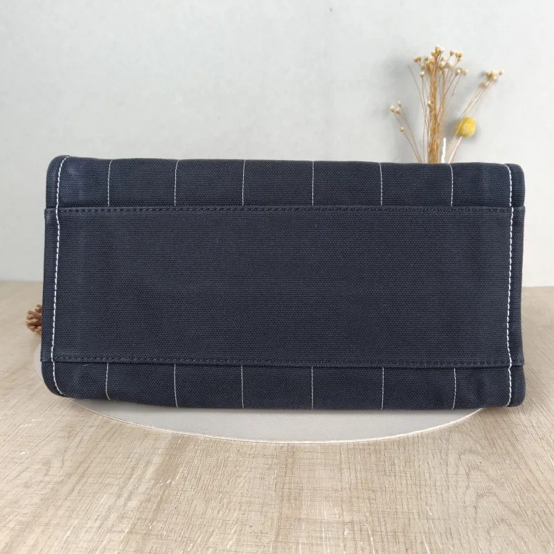 Chanel Shoulder Bag Black Canvas One Size 38 × 19 × 29 cm — cover view 3 of 5