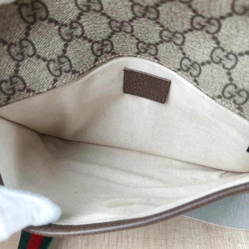 GUCCI Crossbody Bag Neo Vintage Belt Bag Monogram PVC Medium 24 × 4 × 17 cm — detail view 2 of 13