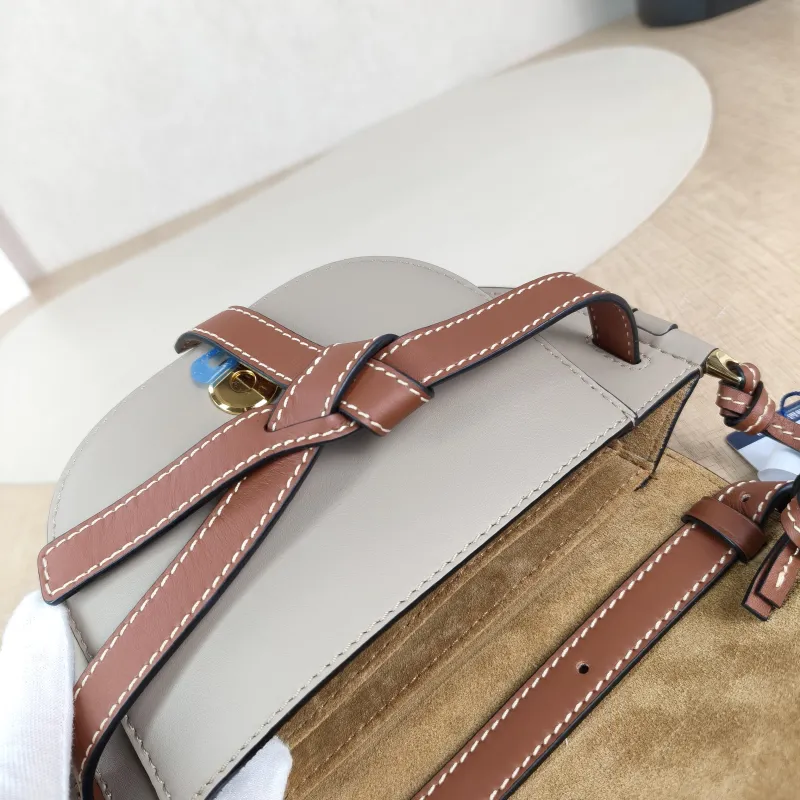 LOEWE Crossbody Bag Gate Colorblock Calfskin Mini 15 × 8 × 12.5 cm — detail view 6 of 12