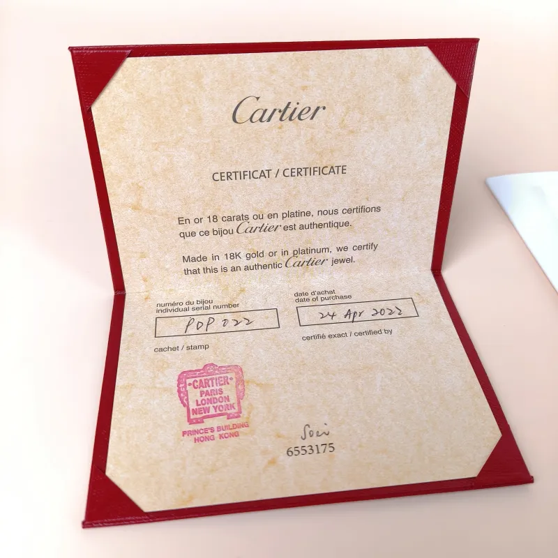 CARTIER Necklace Love Collection Pendant Rose Gold 18KR ose Gold One Size 44cm — detail view 1 of 1