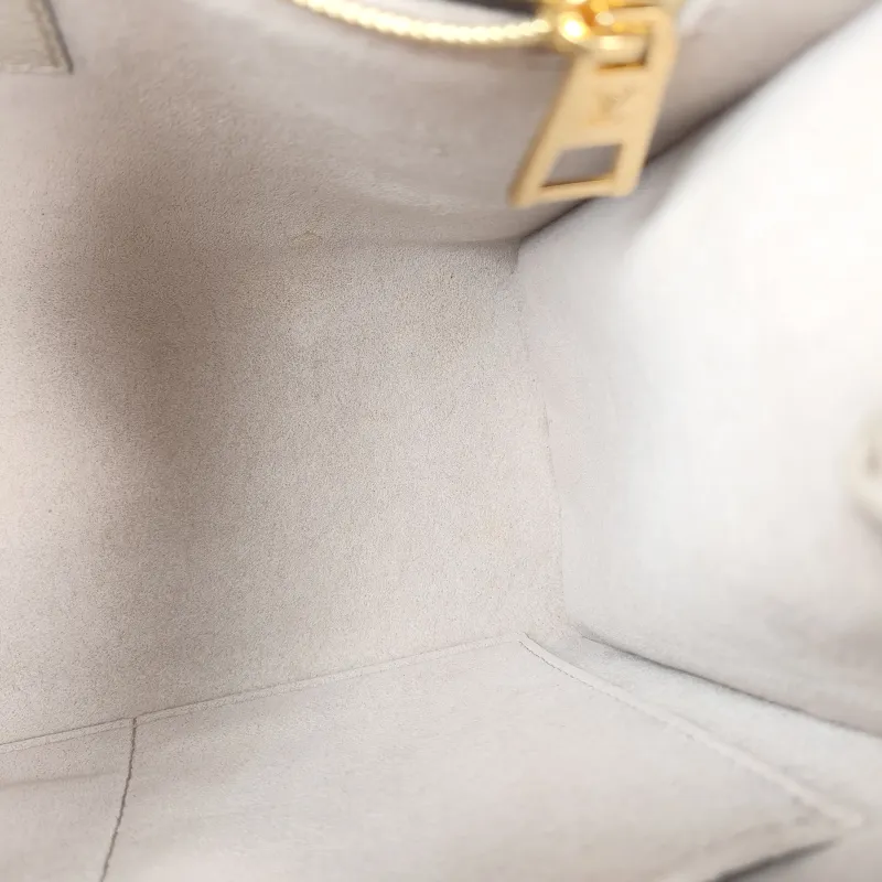 Louis Vuitton Shoulder Bag Onthego · White Empreinte Embossed Calfskin Small25 × 11.5 × 19 cm — detail view 3 of 9