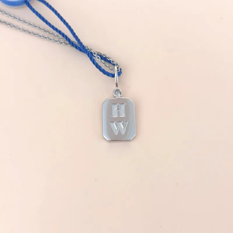 HARRY WINSTON Necklace HW Logo Pavé Diamond Necklace PT950One Size41cm — cover view 8 of 11