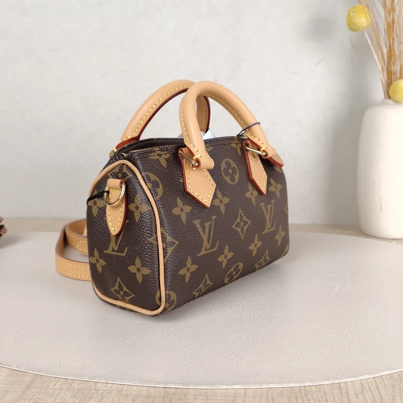 Louis Vuitton Crossbody Bag Speedy Nano Shoulder Strap PVC nano 16 × 7.5 × 10 cm — cover view 5 of 6