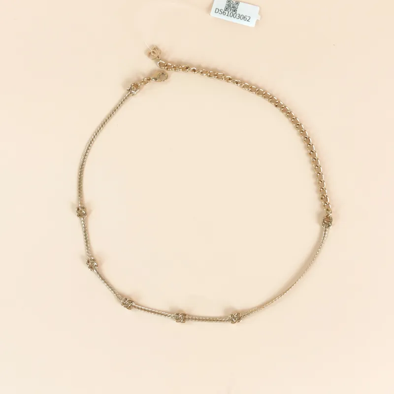 Chanel Necklace c Necklace Gold One Size 45cm