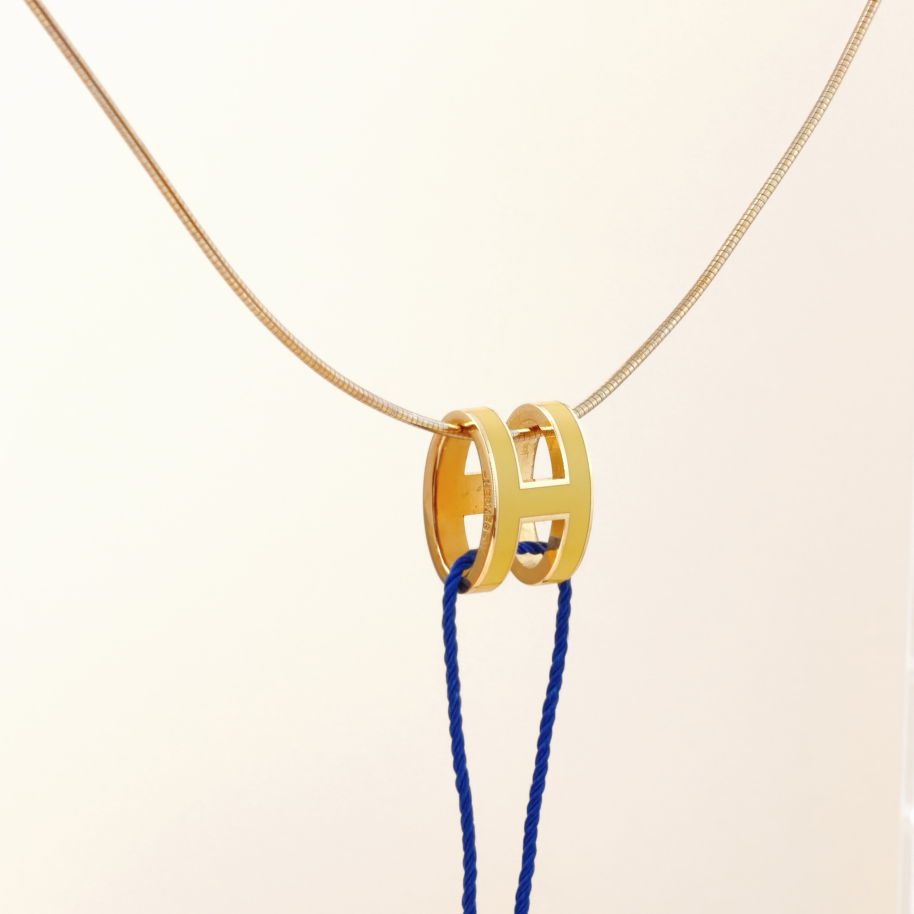 Hermès Necklace Pop HN ecklace Yellow Large42cm — cover view 8 of 8
