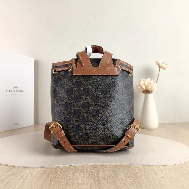 CELINE Backpack FOLCO Backpack Monogram PVC Mini 17 × 10 × 20 cm — cover view 5 of 5
