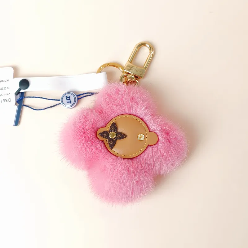 Louis Vuitton Key Ring Key Ring Pink One Size