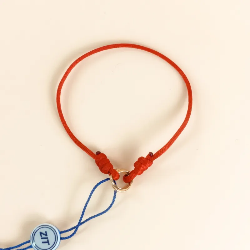 CARTIER Bracelet Trinity Collection Red18k One Size21cm
