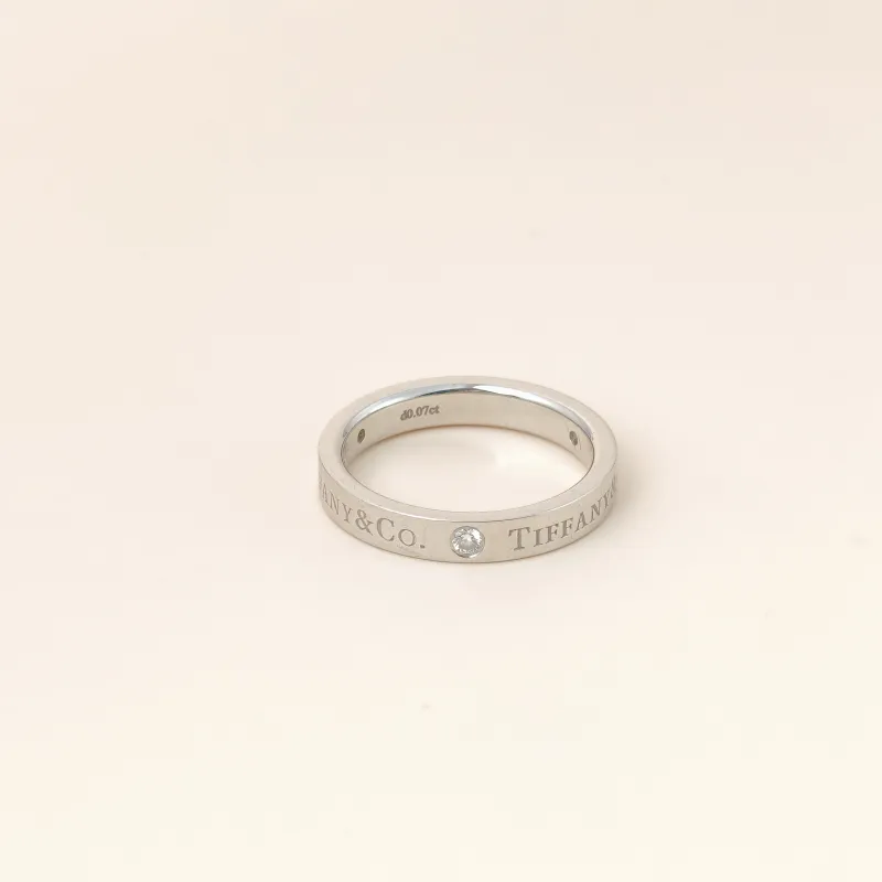 Tiffany&Co. Ring T&CO Silver PT950Diamond One Size 49