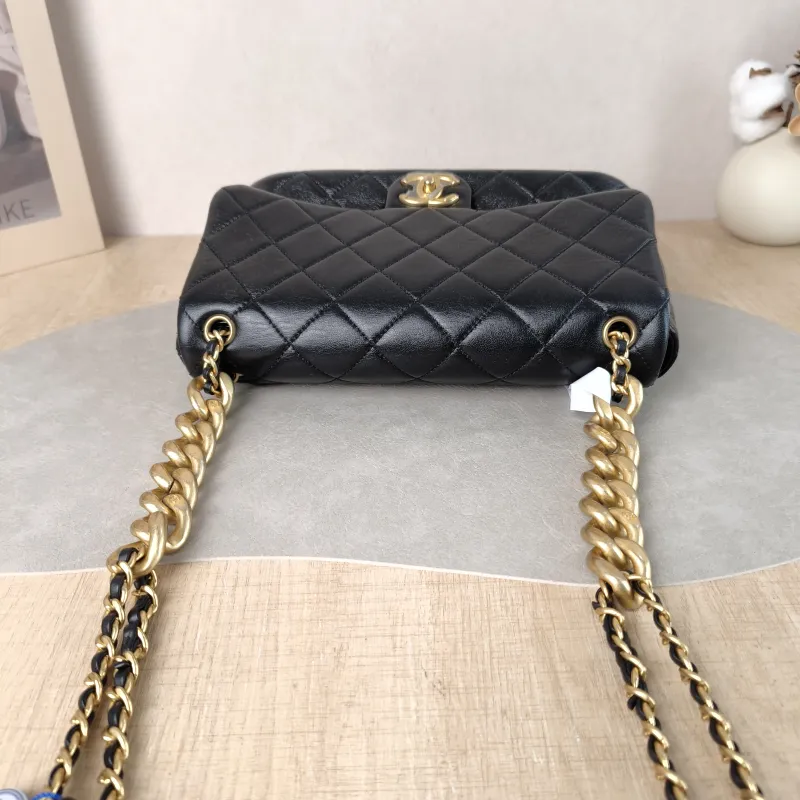 Chanel Shoulder Bag Editioncf Black Lambskin One Size 24 × 7 × 14.5 cm — detail view 3 of 13