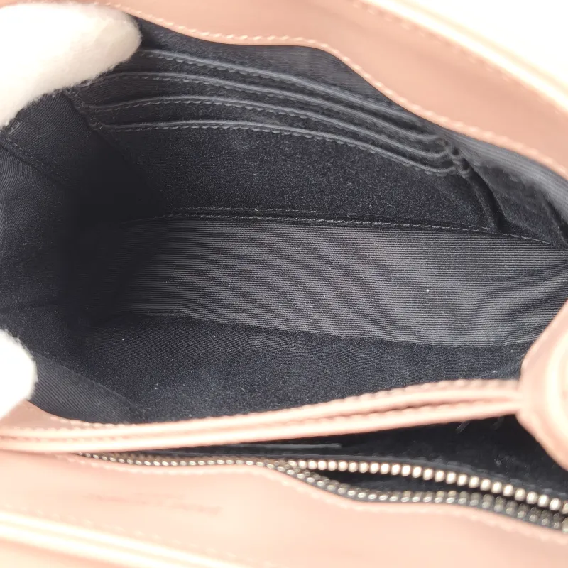SAINT LAURENT Shoulder Bag LOULOU Pink Calfskin Mini 20 × 7.5 × 14 cm — detail view 11 of 11