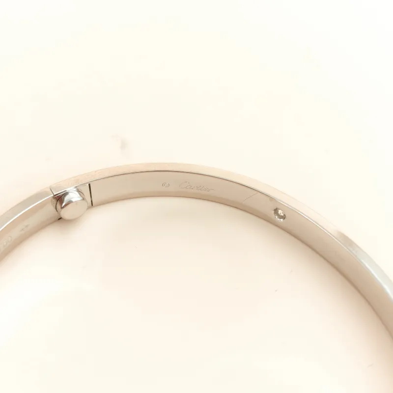 CARTIER Bangle Love Collection Bangle White Gold Diamond18KW hite Gold Medium Edition 20 — cover view 2 of 7