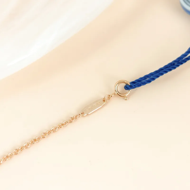 Tiffany&Co. Necklace Knot Collection Necklace Rose Gold Diamond18KR ose Gold Large 42cm — cover view 3 of 10