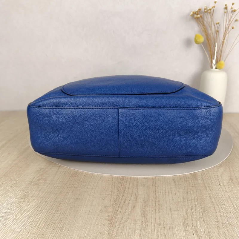 PRADA Shoulder Bag Hobo Vintage Shoulder Bag Navy Calfskin One Size35 × 9 × 36 cm — cover view 7 of 8