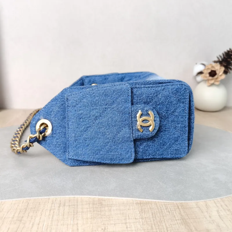 Chanel Crossbody Bag 25Bag Blue Mini 22 × 12.5 × 20 cm — detail view 2 of 12