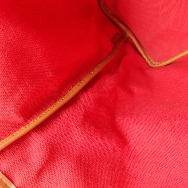 Moynat Shoulder Bag Blue Canvas 34 × 14 × 26 cm — detail view 2 of 12