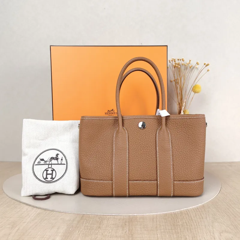 Hermès Top Handle Bag Neo Garden 23 Mini Negonda Calfskin Mini 23 × 10 × 16 cm K — cover view 5 of 6